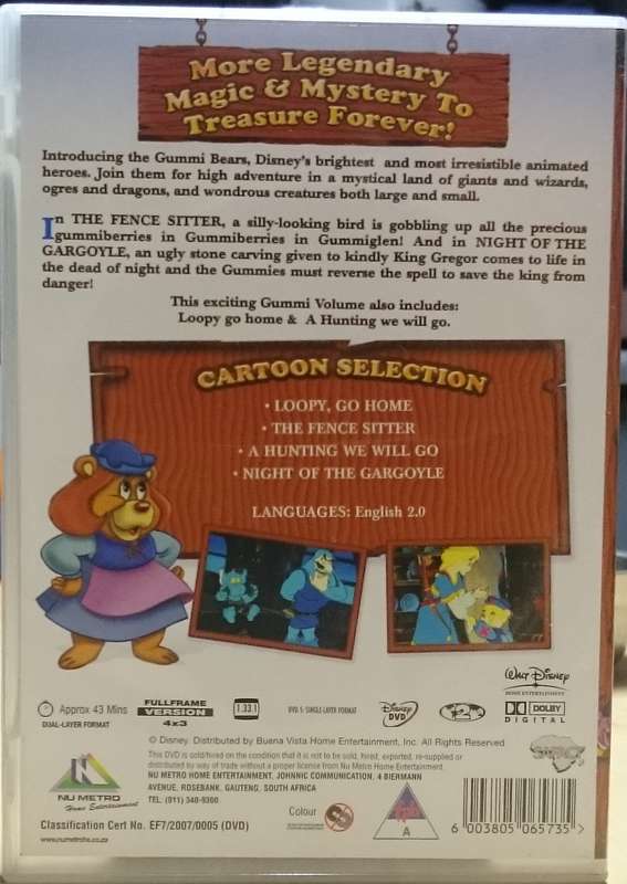Adventures of the Gummi Bears Volume Three DVD