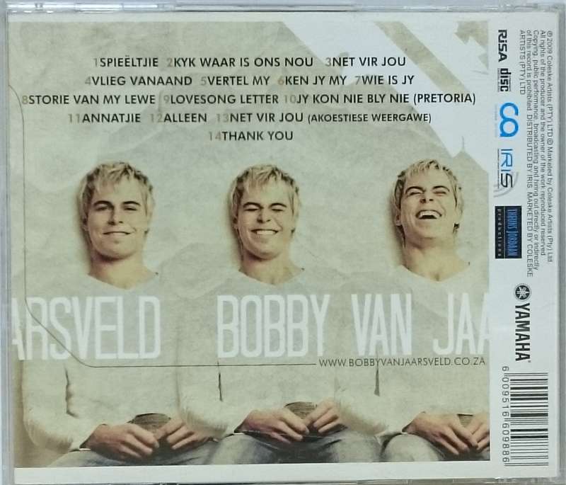 Bobby Van Jaarsveld Net Vir Jou CD