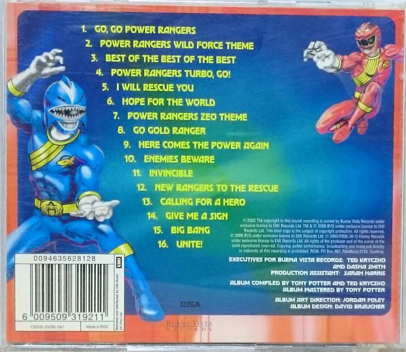 Power Rangers Songs from TV Series
