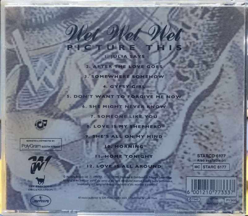 Wet Wet Wet Picture This CD