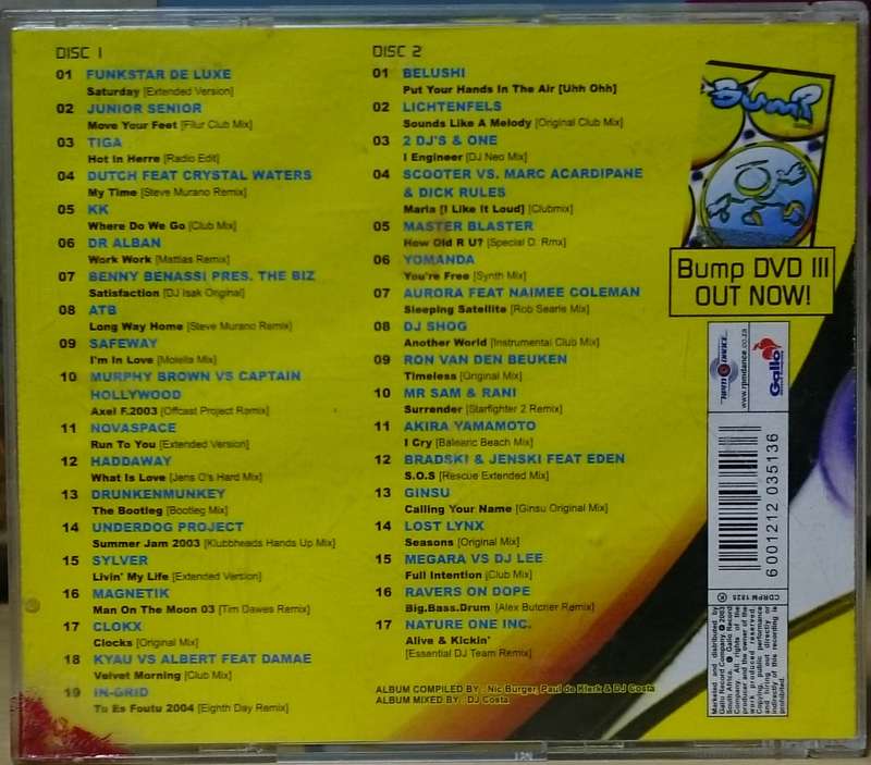 Bump: 36 Club Trax 2CD