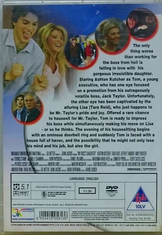 My Boss's Daughter DVD