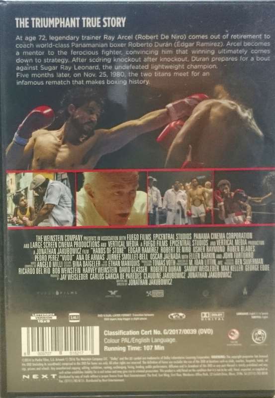 Hands of Stone DVD