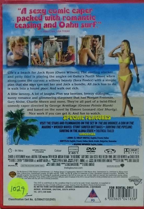 The Big Bounce DVD