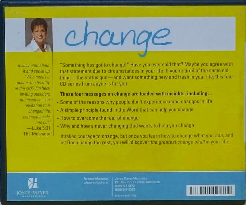 Joyce Meyer - Change (4 CDs)