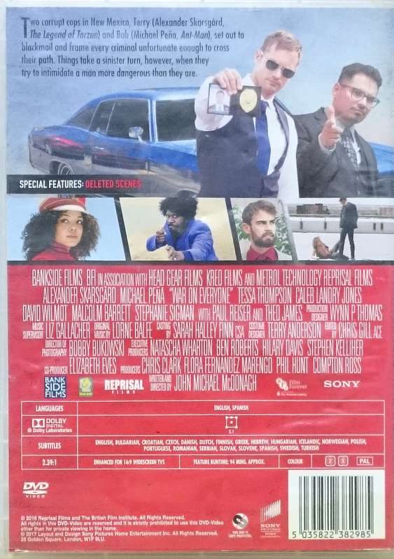War on Everyone DVD