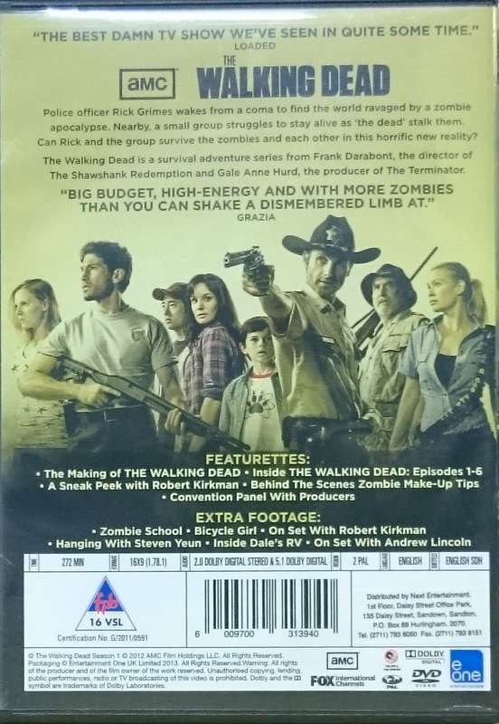 The Walking Dead Season 1 (DVD)