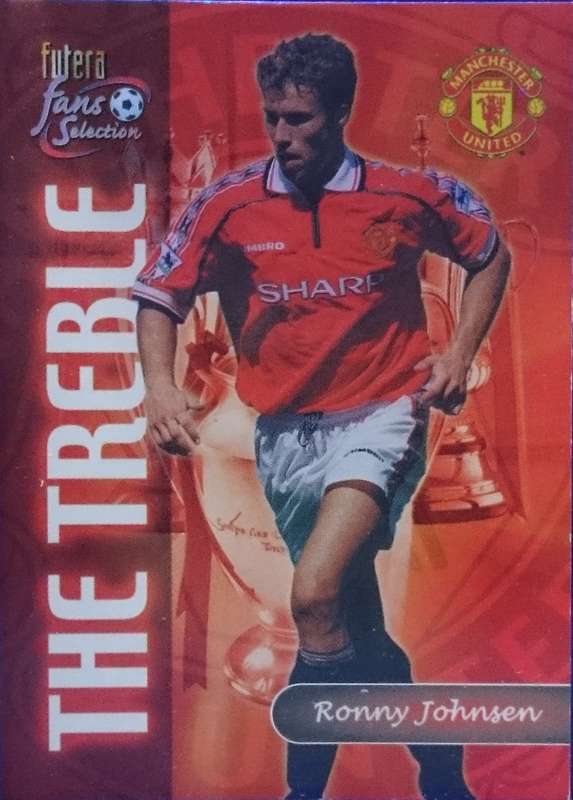 Ronny Johnsen 156 (Manchester United) Futera Fans Selection 2000 Trading Card