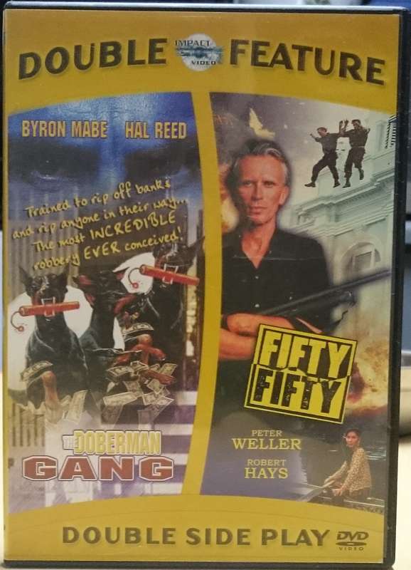Double Feature: The Doberman Gang + Fifty Fifty (DVD)