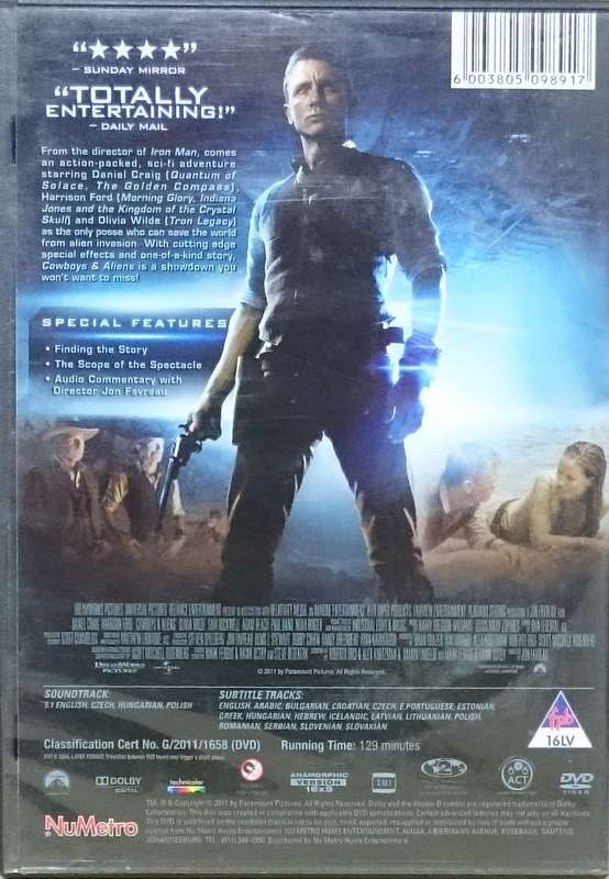 Cowboys & Aliens DVD
