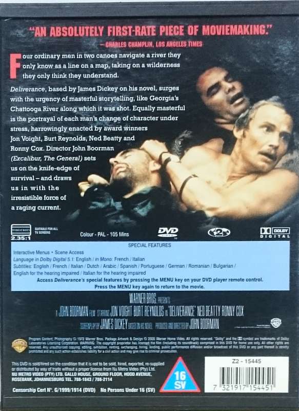Deliverance DVD