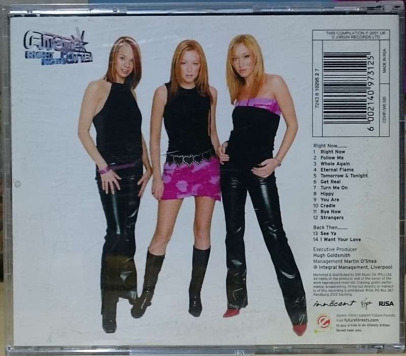Atomic Kitten Right Now CD