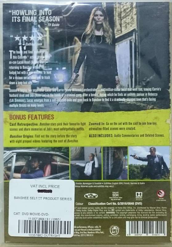 Banshee Season 4 DVD