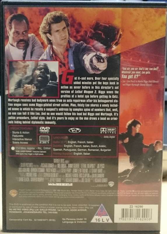 Lethal Weapon 2 (DVD)