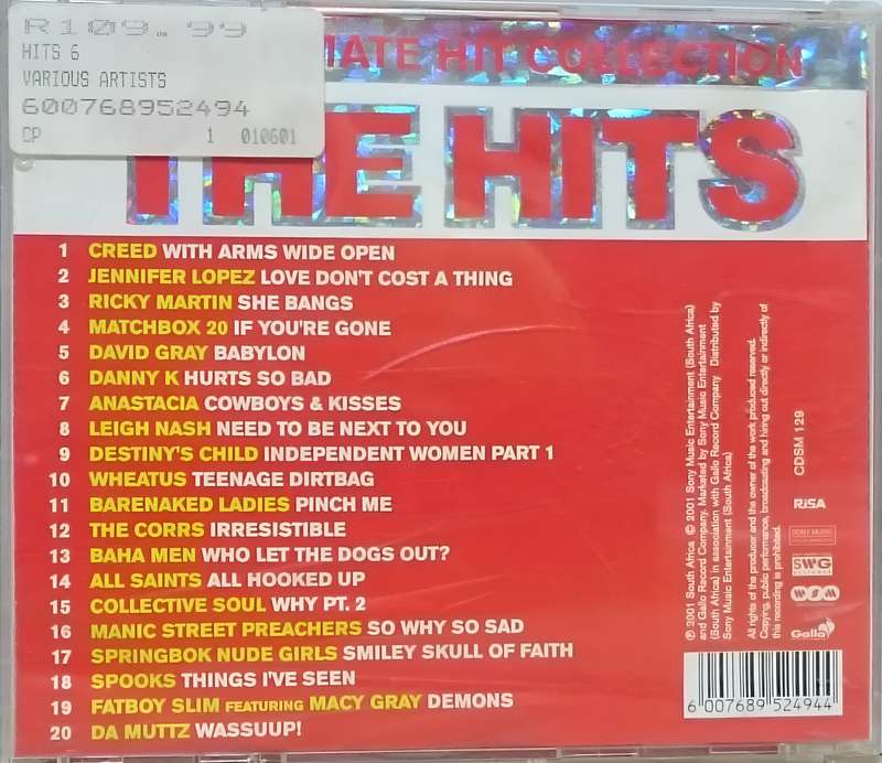 The Ultimate Hit Collection THE HITS CD