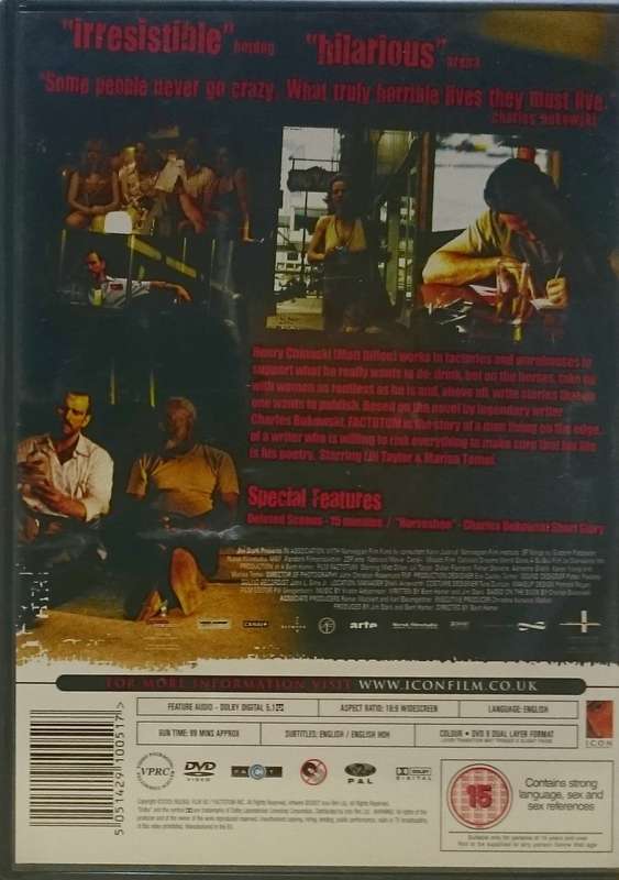Factotum DVD