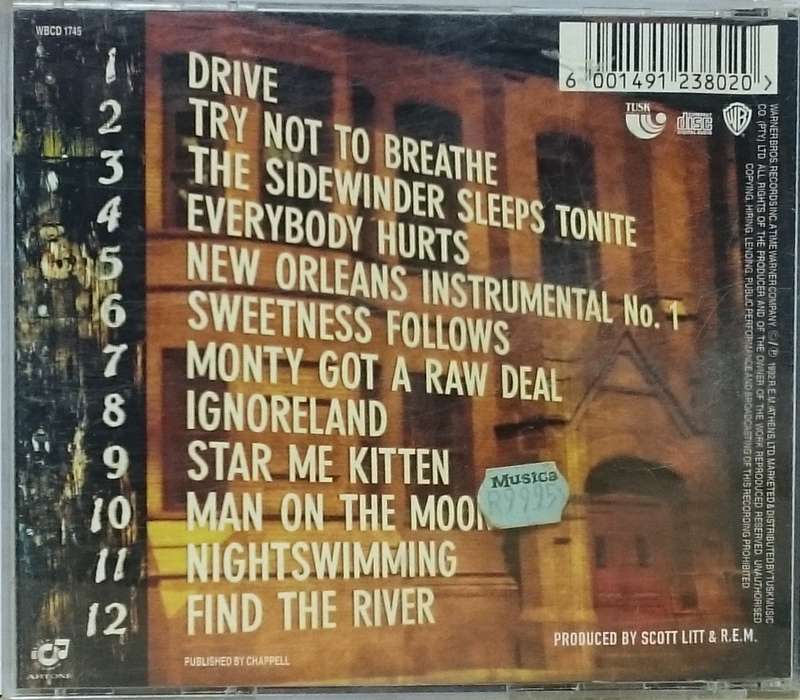 R.E.M. Automatic for the People CD