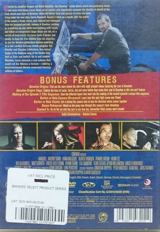 Banshee Season 3 DVD