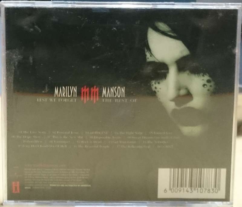 The Best of Marilyn Manson Lest We Forget CD