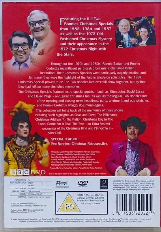 The Two Ronnies: The Christmas Specials DVD