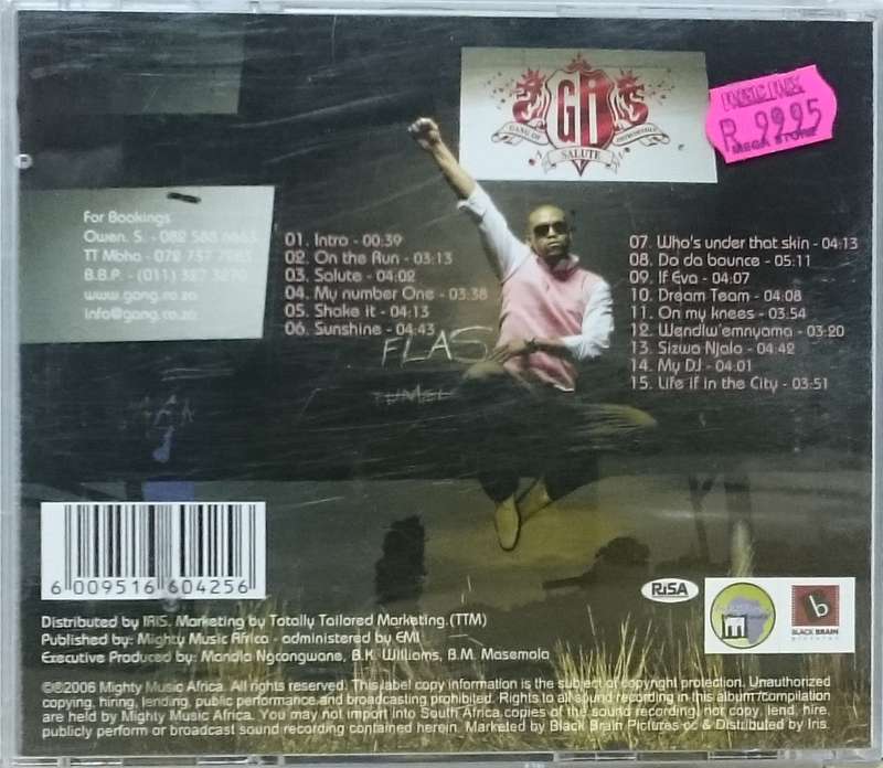 Gang of Instrumentals - Salute CD