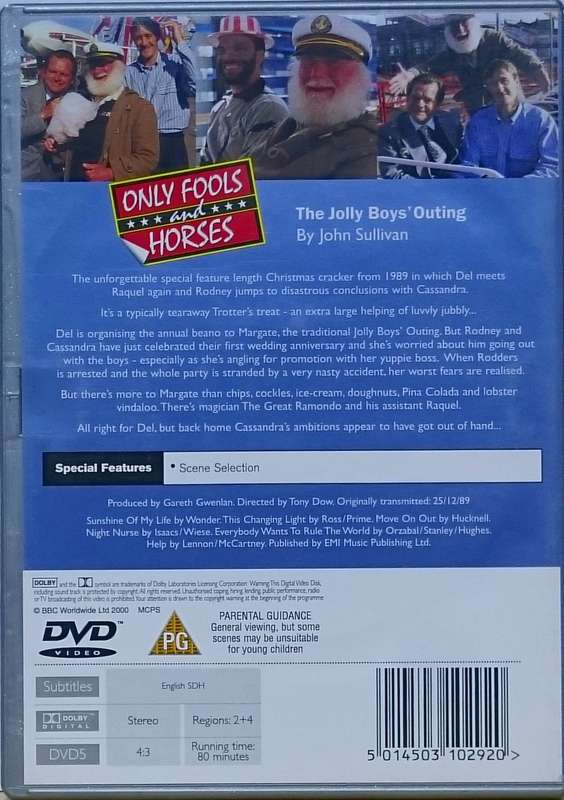 Only Fools and Horses: The Jolly Boy's Outing DVD