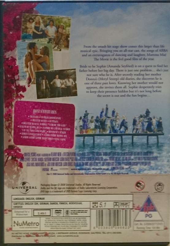 Mamma Mia! DVD