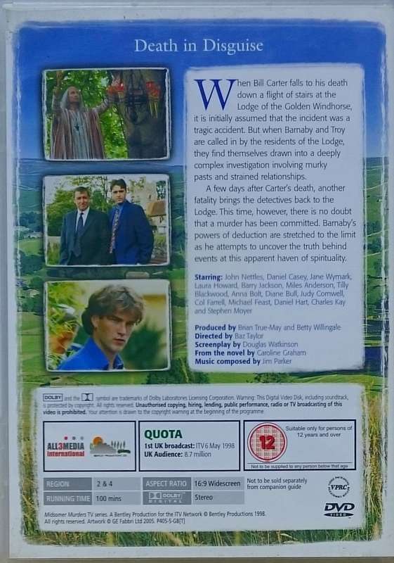 Midsomer Murders: Death in Disguise DVD