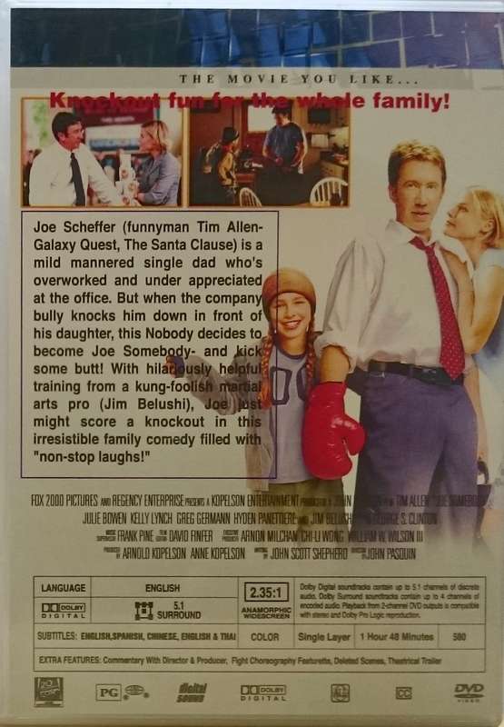 Joe Somebody DVD