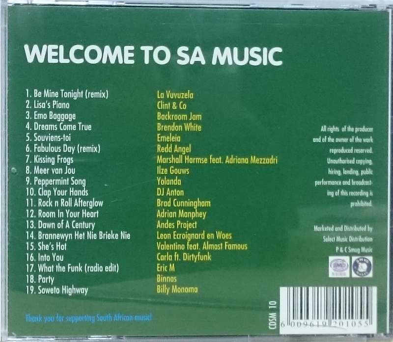 Welcome to SA Music CD