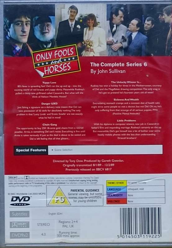 Only Fools and Horses: The Complete Series 6 DVD