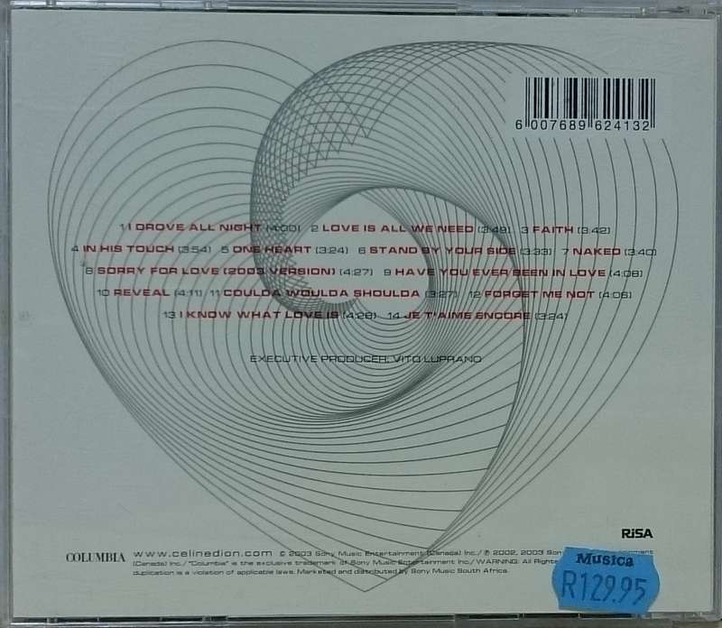Celine Dion one heart CD