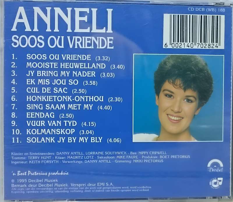 ANNELI Soos Ou Vriende CD