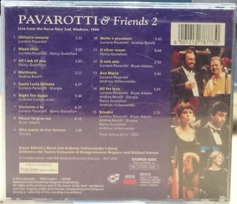 Pavarotti & friends 2 CD