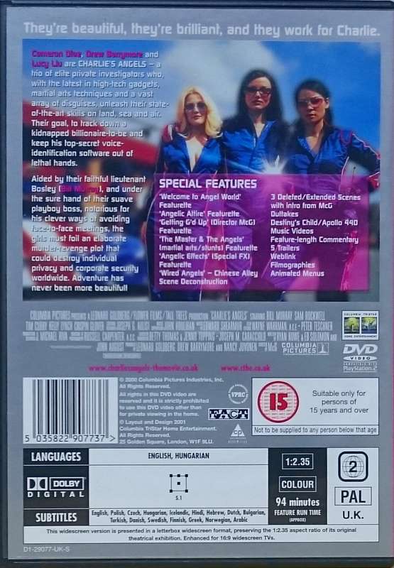 Charlie's Angels DVD