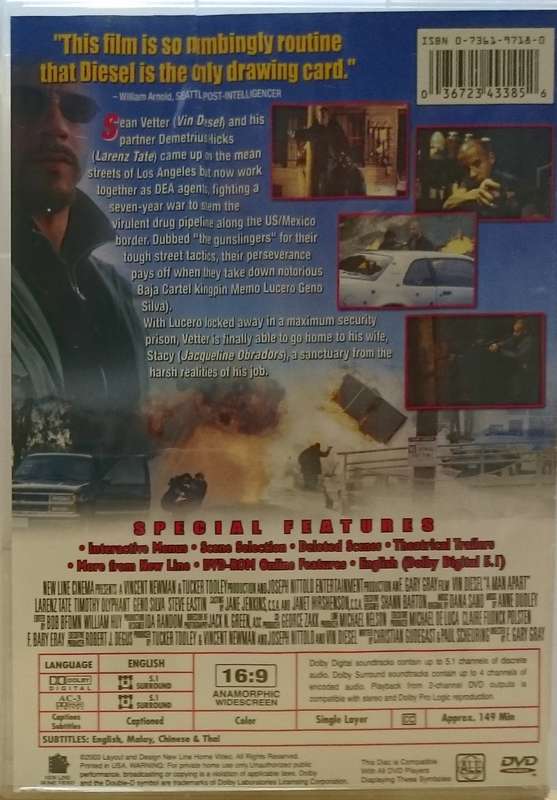 A Man Apart DVD