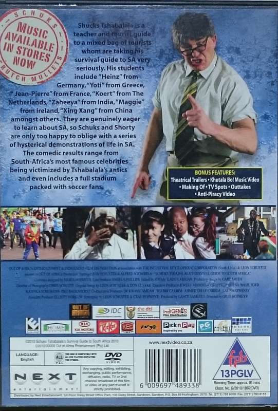 Schuks Tshabalala's Survival Guide to South Africa DVD