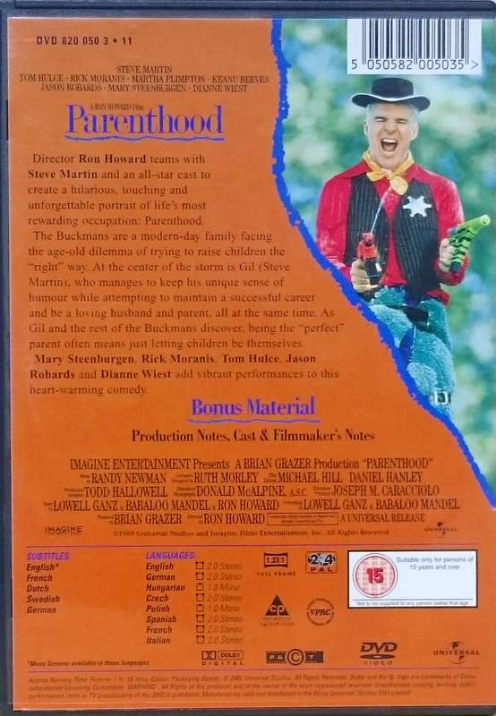 Parenthood DVD