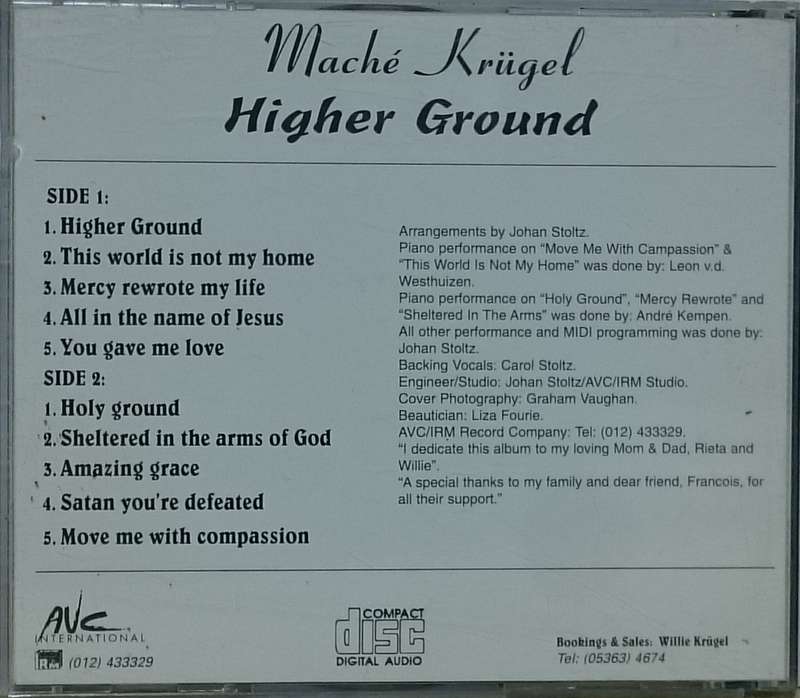 Mache Krugel Higher Ground CD