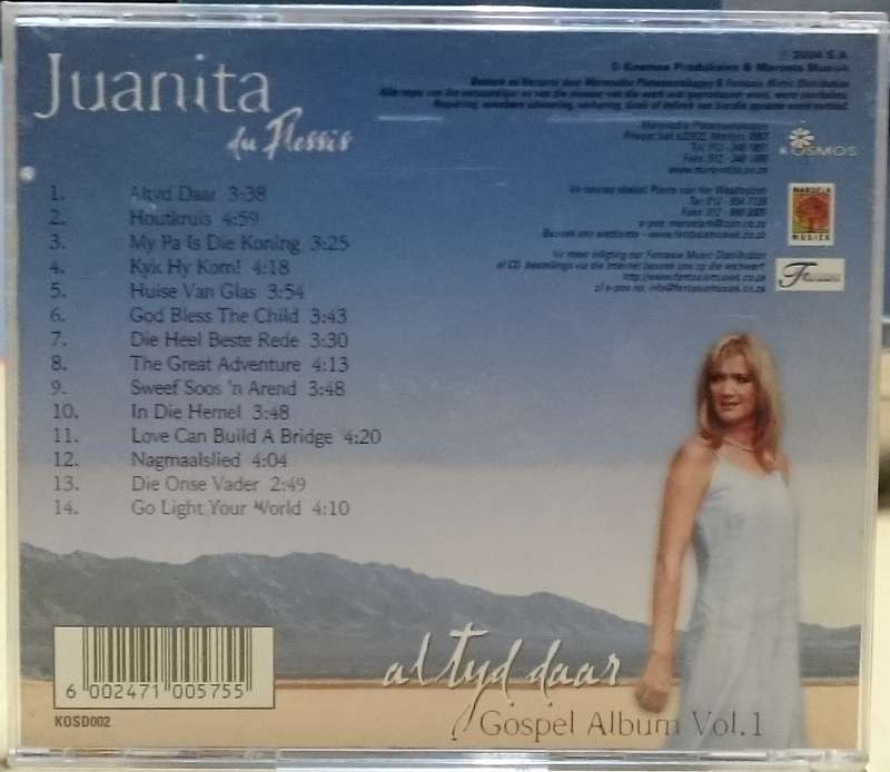 Juanita du Plessis altyd daar Gospel Album Vol.1 CD