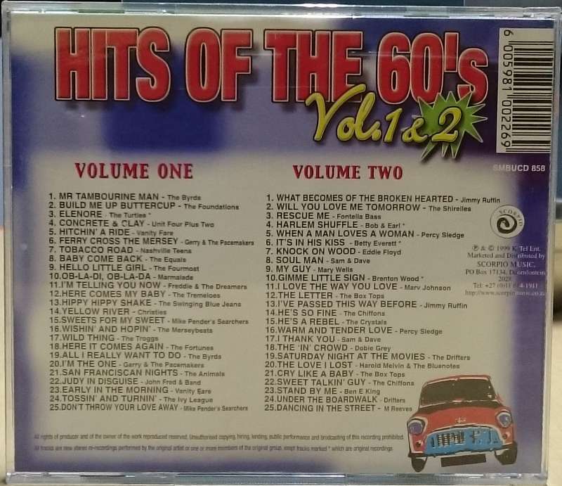 Hits of the 60's 2CD