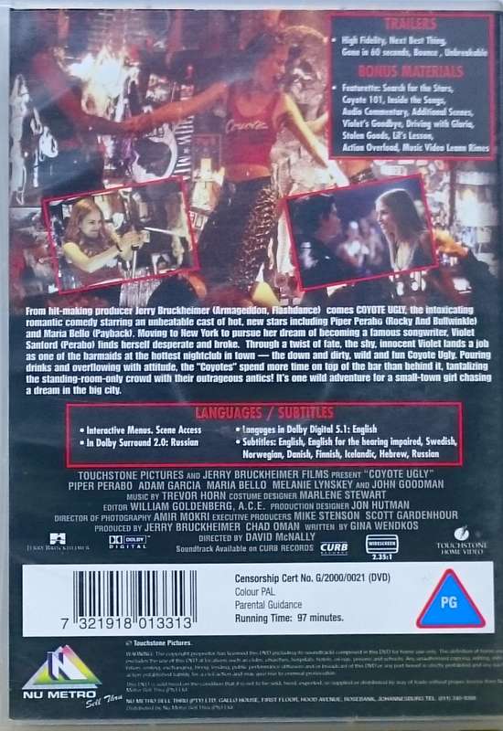 Coyote Ugly DVD