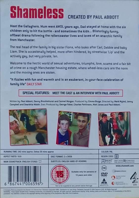 Shameless Season 1 DVD