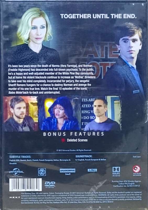 Bates Motel Season 5 DVD