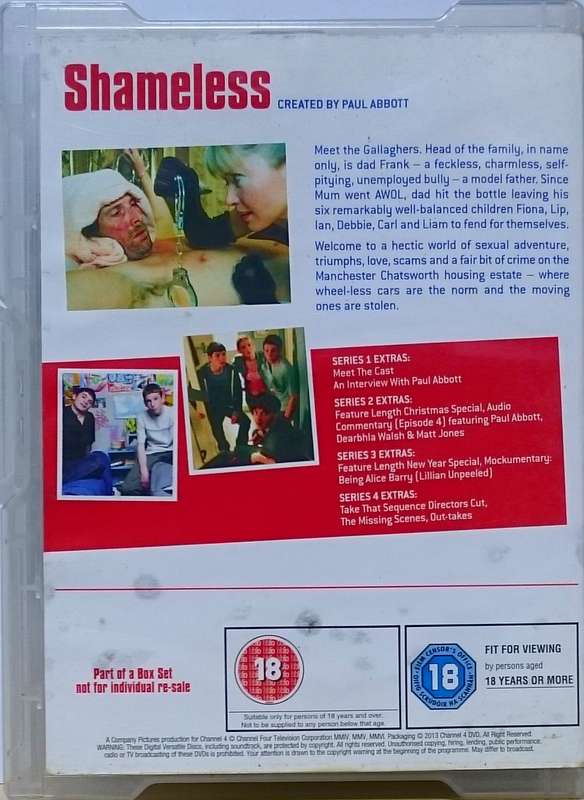 Shameless Season 1-4 DVD