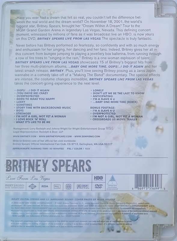 BRITNEY SPEARS Live from Las Vegas