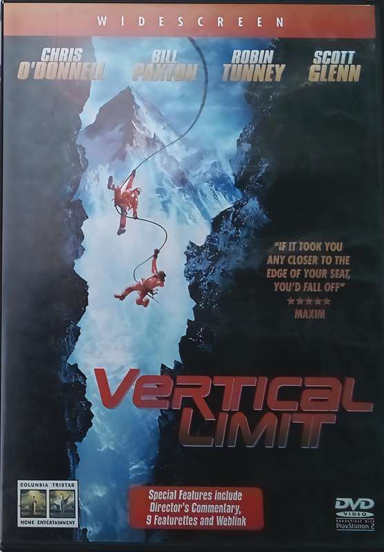 VERTICAL LIMIT Chris O' Donnell DVD