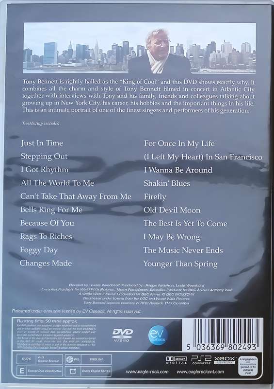 TONY BENNETT'S New York DVD