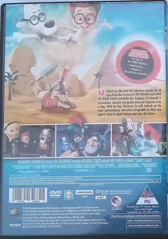 MR PEABODY & SHERMAN DVD