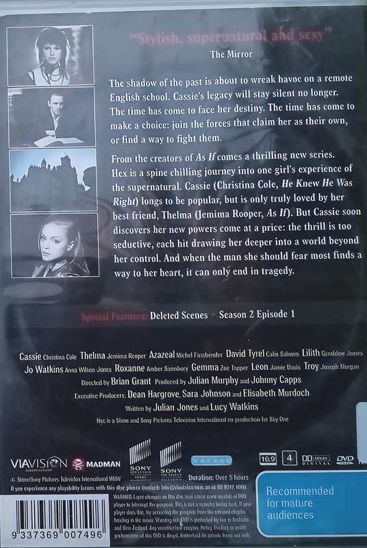 HEX The Complete First Season DVD